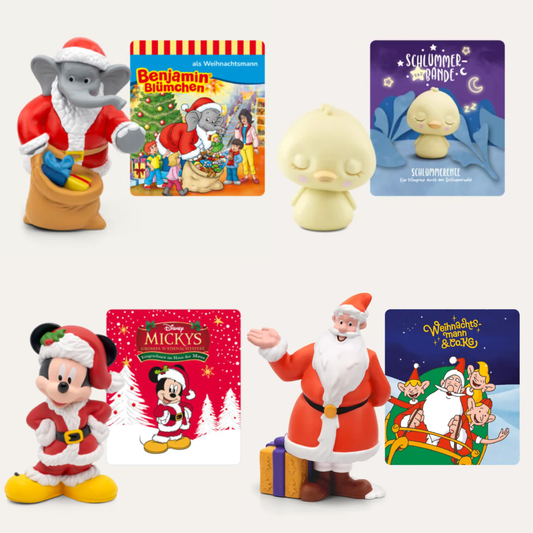 Tonie Figuren: Weihnachtsmann & Co KG Micky Maus Benjamin Blümchen Schlummerente