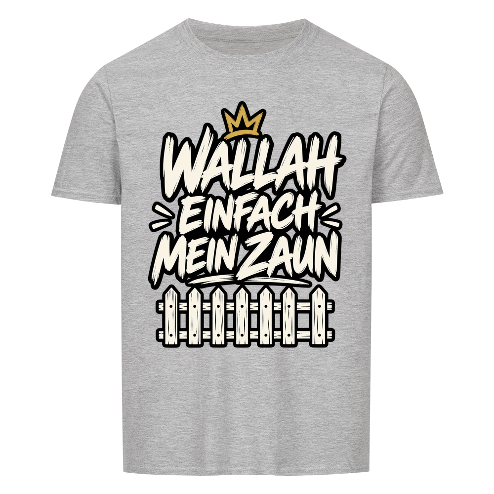 Wallah einfach mein Zaun T-Shirt – sport grey