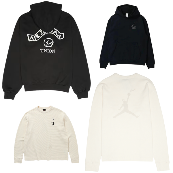 Jordan x Union LA x Fragment Zip Hoodie & Thermal EU M-XL