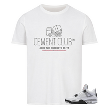 Cement Club™️ - Drop-Match x SNEAKERAGENT™ Unisex T-Shirt for the Air Jordan 4 White Cement