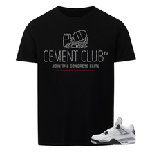 Cement Club™️ - Drop-Match x SNEAKERAGENT™ Unisex T-Shirt for the Air Jordan 4 White Cement
