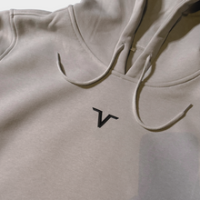 Basic V-Logo Small Hoodie - Light Asphalt