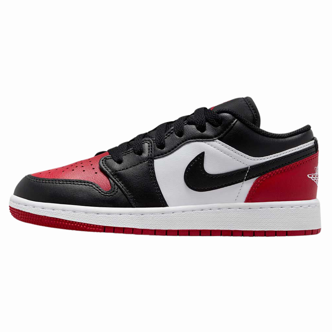 Air Jordan 1 Low GS Bred Toe EU 38.5 40