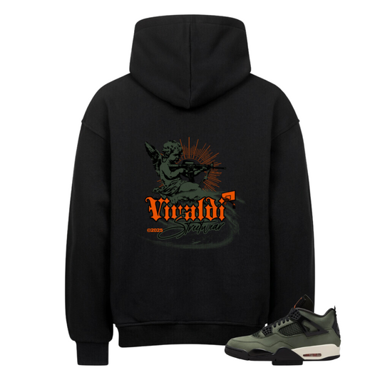 Above the Rim – Drop-Match x VIVALDI™ Oversized Hoodie zum Air Jordan 4 Undefeated