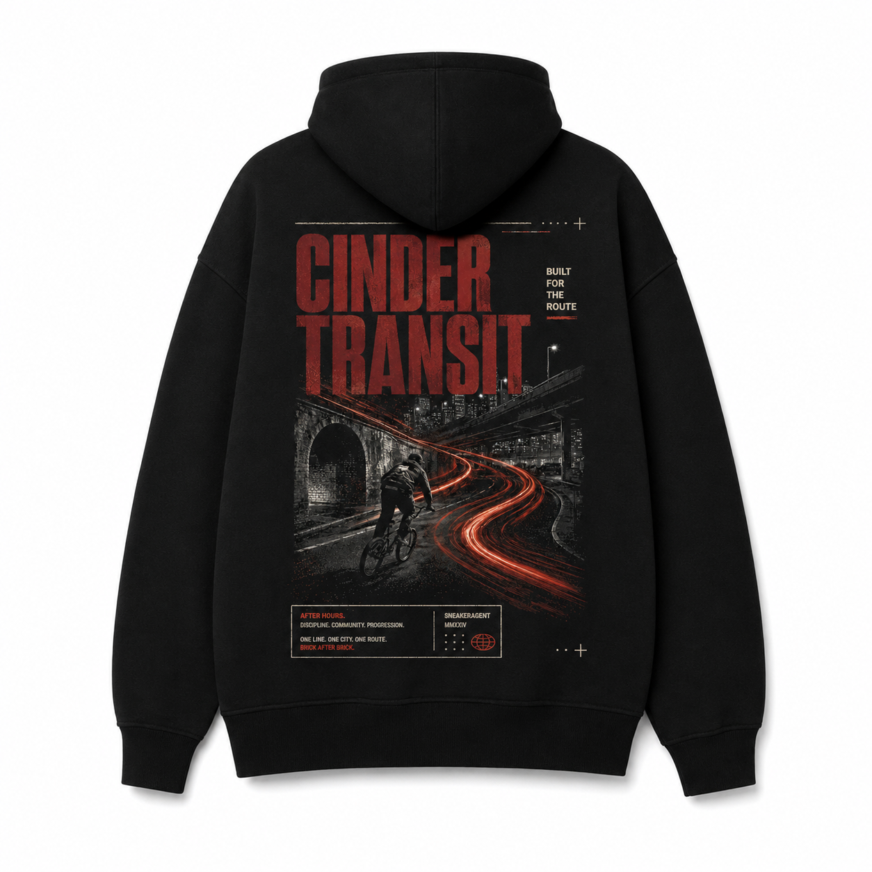 Cinder Transit Oversized Hoodie – Match Fit