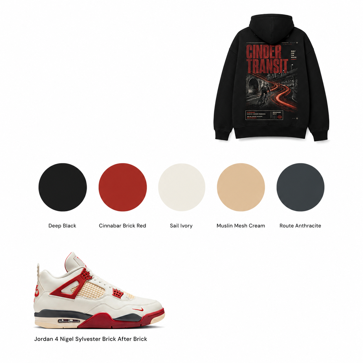 Cinder Transit Oversized Hoodie – Match Fit