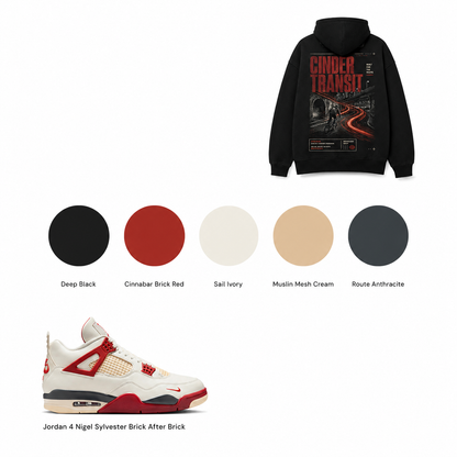 Cinder Transit Oversized Hoodie – Match Fit