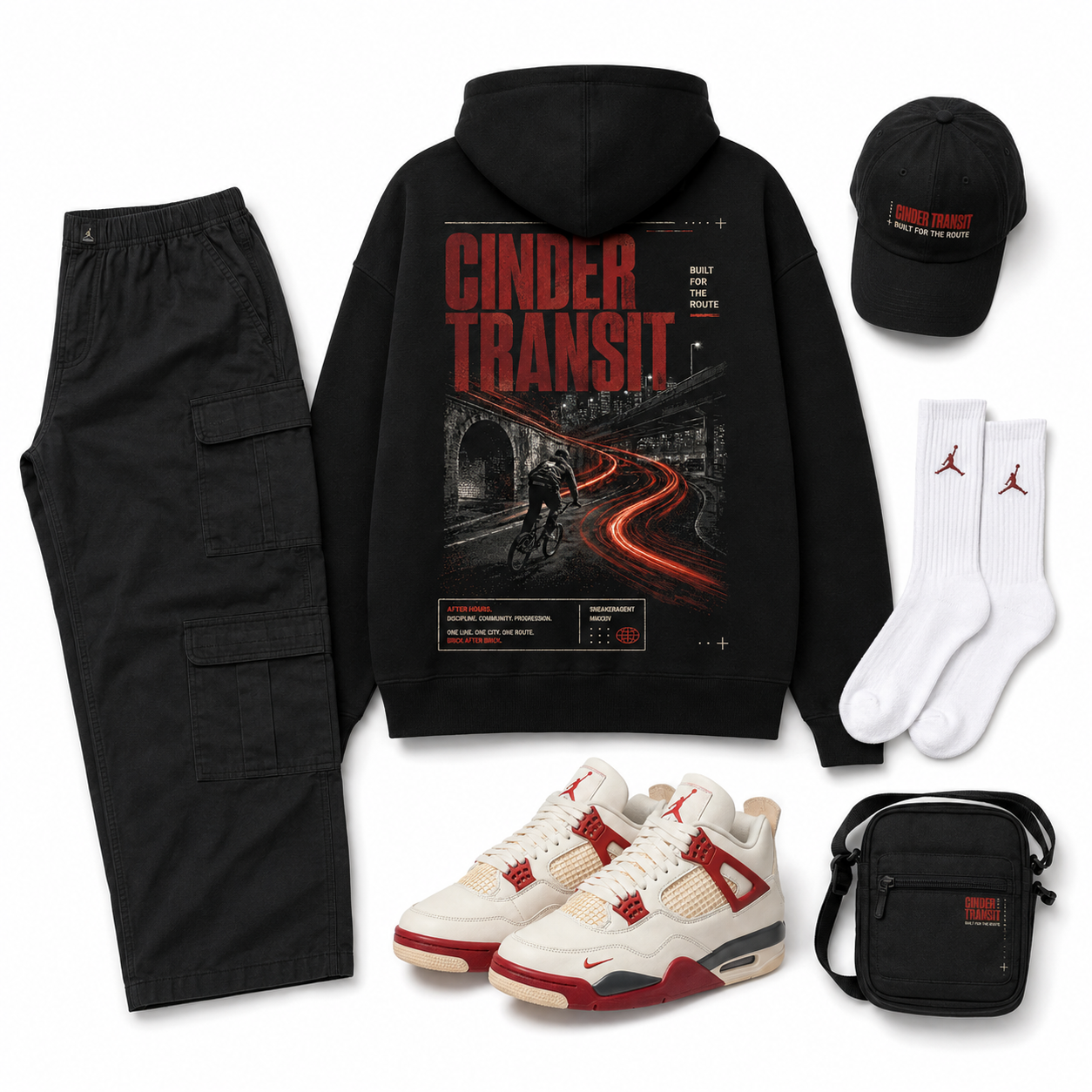 Cinder Transit Oversized Hoodie – Match Fit
