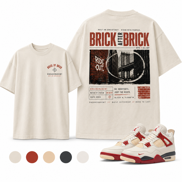 Brick After Brick Oversized Shirt – Match Fit