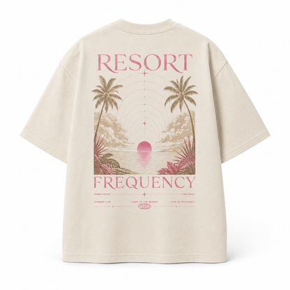 Resort Frequency Oversized Shirt - Match Fit