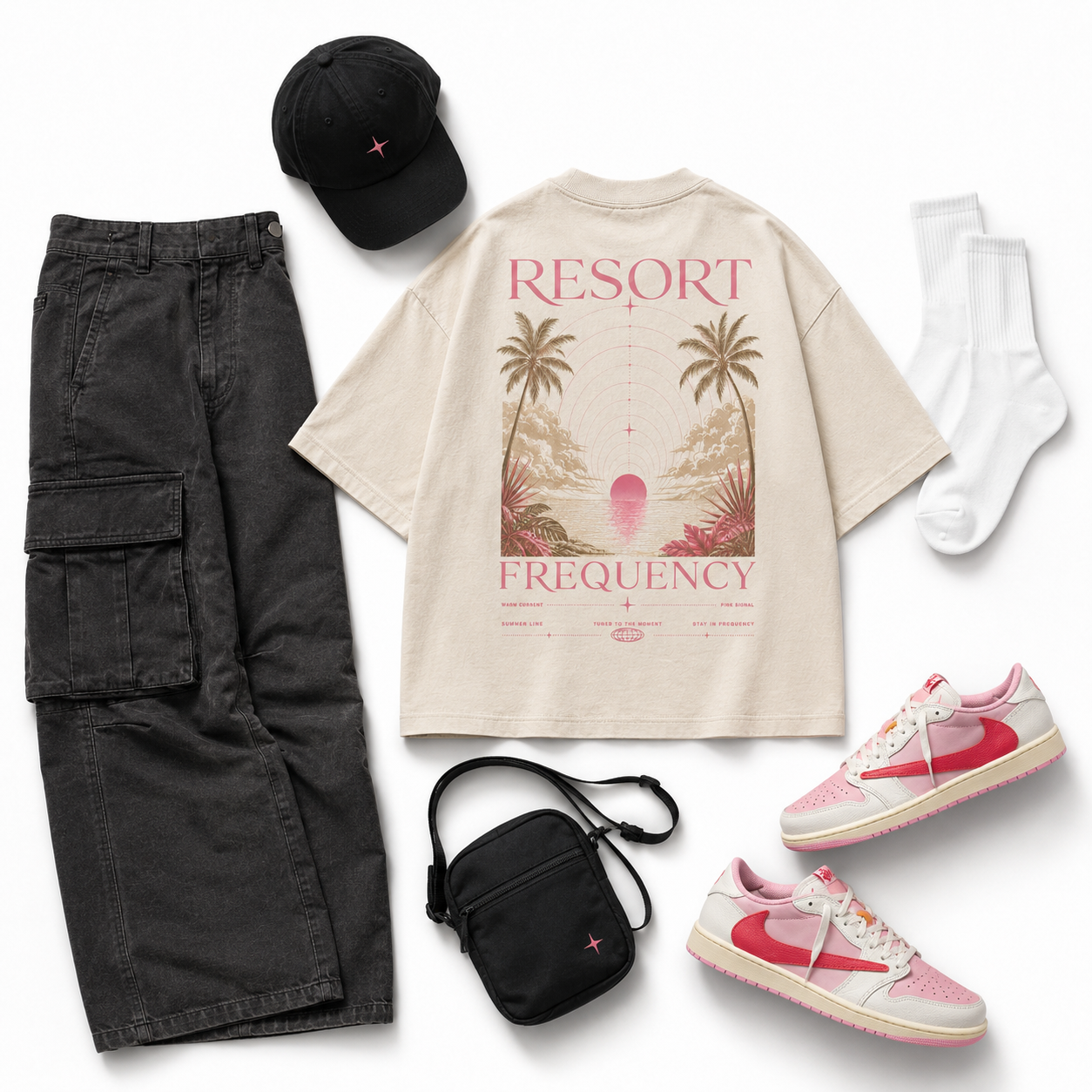 Resort Frequency Oversized Shirt - Match Fit