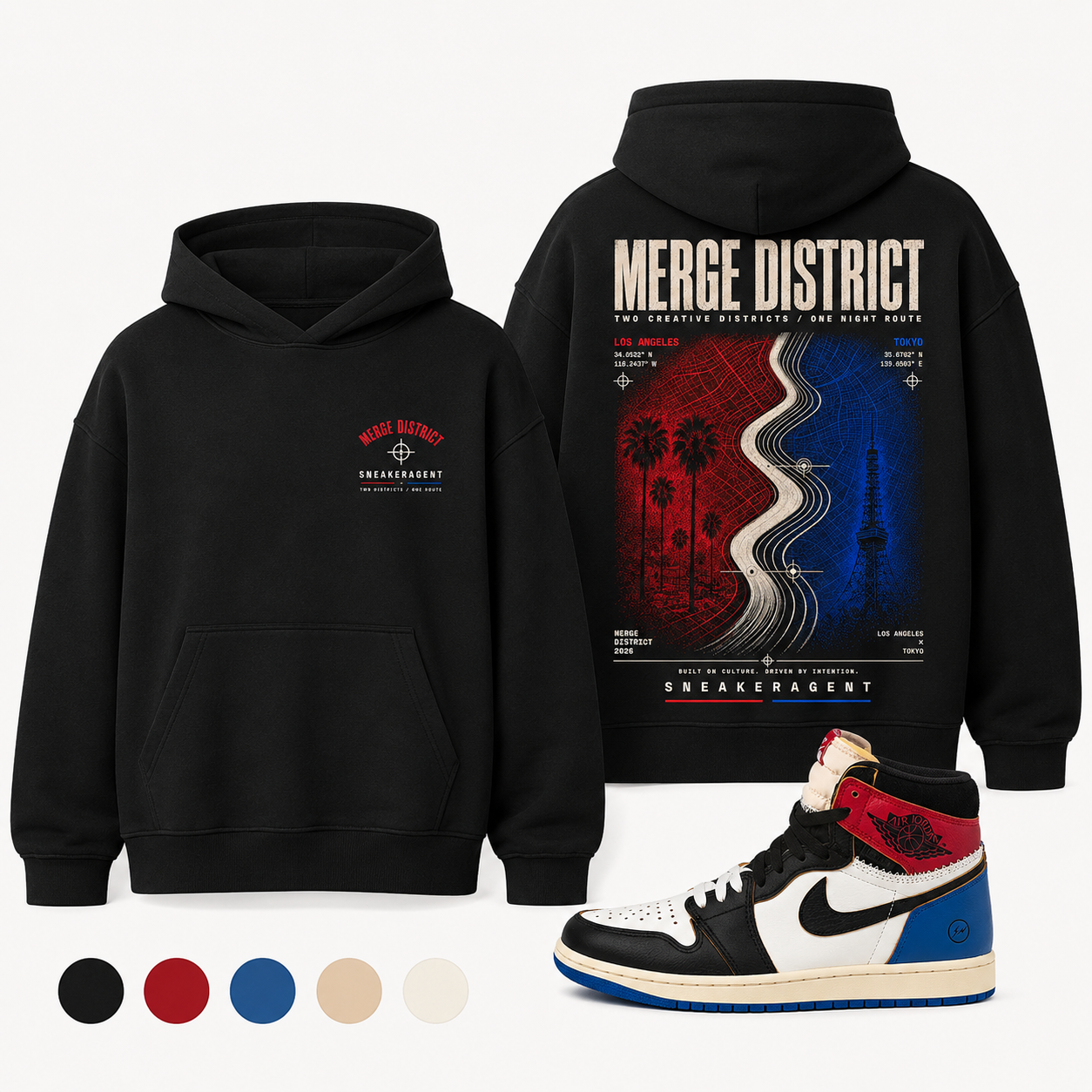 Merge District Oversized Hoodie – Match Fit