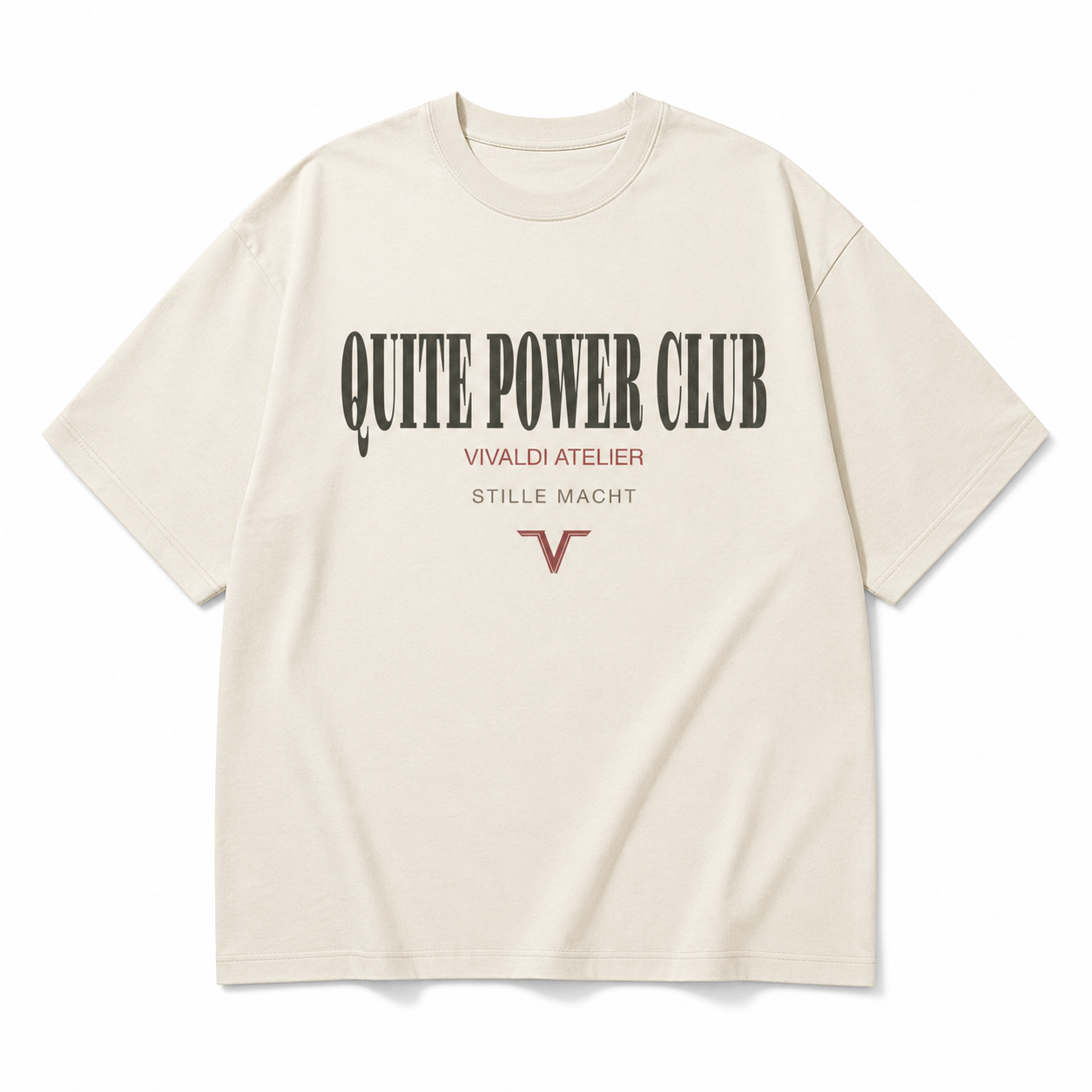 QUIET POWER CLUB – Spring Edition Oversized Shirt