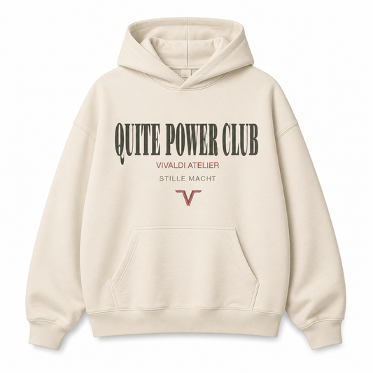 QUIET POWER CLUB – Spring Edition Oversized Hoodie