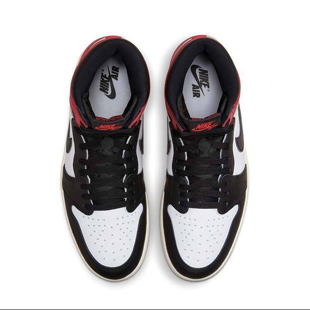Air Jordan 1 Retro High OG Black Toe Reimagined | EU 46